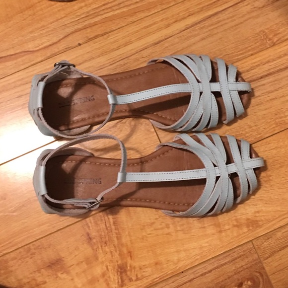 Call It Spring Sandals in Sky Blue - Picture 7 of 10